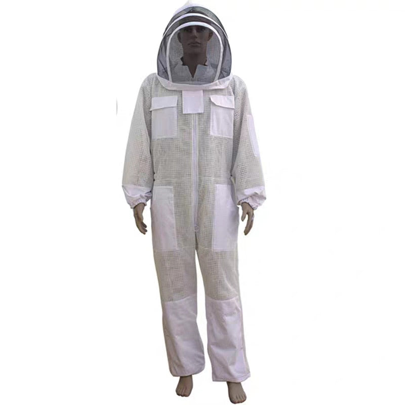 1 Set Beekeeping Suit Bee Keeper Professional Clothing Mosquito Suit Metal Zipper Bees Breathable Anti Beekeeping Clothing LightYellowXXXL Business & Industrial > Agriculture 219.99 EZYSELLA SHOP