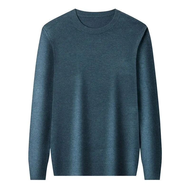 10 Colors Autumn and Winter Men's Thick Round Neck Sweater Fashion  Apparel & Accessories > Clothing > Shirts & Tops 51.21 EZYSELLA SHOP