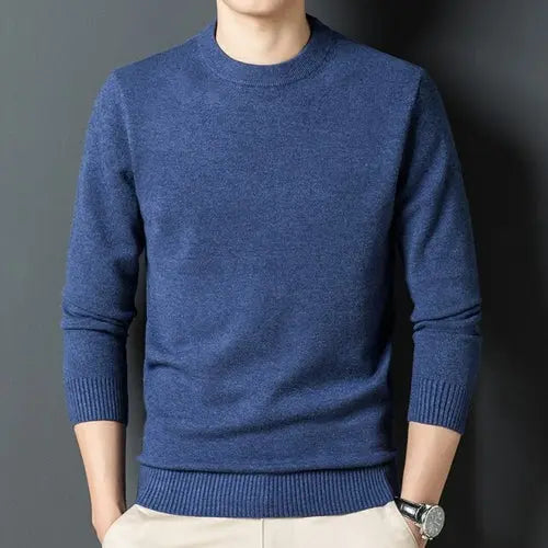 10 Colors Autumn and Winter Men's Thick Round Neck Sweater Fashion AsiaXXXLRoyalblue Apparel & Accessories > Clothing > Shirts & Tops 51.21 EZYSELLA SHOP