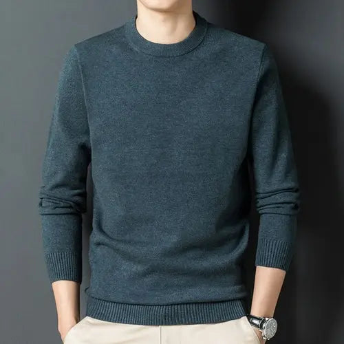 10 Colors Autumn and Winter Men's Thick Round Neck Sweater Fashion AsiaXXXLGrayGreen Apparel & Accessories > Clothing > Shirts & Tops 51.21 EZYSELLA SHOP