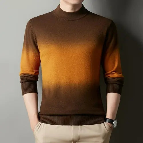 10 Colors Men Half Turtleneck Sweater Patchwork Dye Design Korean XXXLYellow Apparel & Accessories > Clothing > Shirts & Tops 79.22 EZYSELLA SHOP