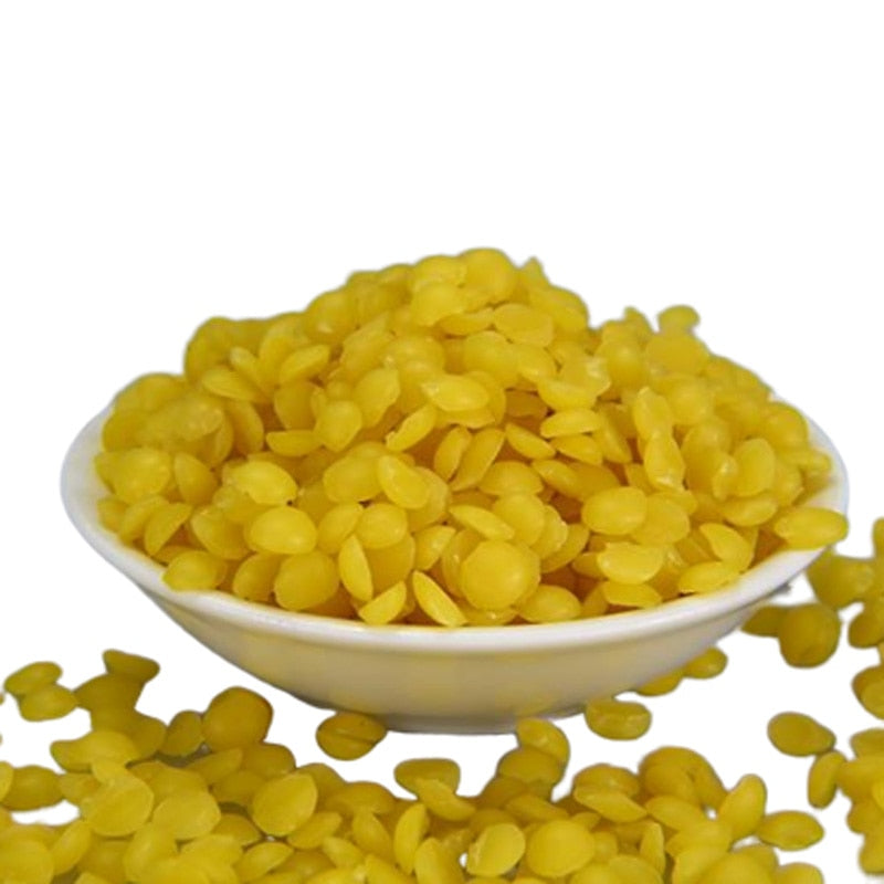 100% natural pure yellow beeswax pellet grade A 1kg Lipstick DIY Material Yellow Bee Wax Cera Flava   118.99 EZYSELLA SHOP