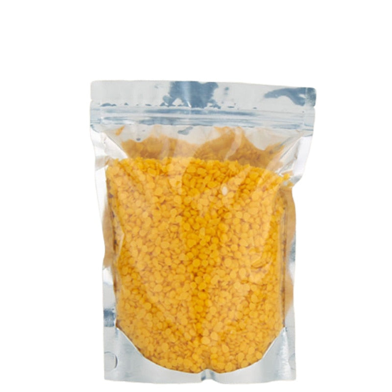 100% natural pure yellow beeswax pellet grade A 1kg Lipstick DIY Material Yellow Bee Wax Cera Flava beeswax  118.99 EZYSELLA SHOP