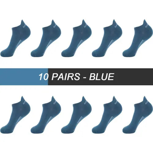 10pairs High Quality Men Ankle Socks Breathable Cotton Sports Socks 56WhiteGreen Socks 128.64 EZYSELLA SHOP