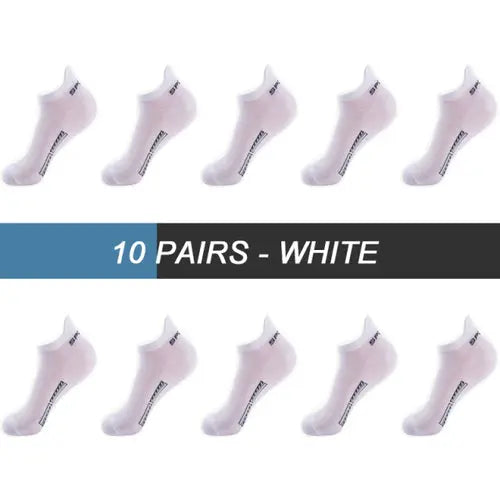 10pairs High Quality Men Ankle Socks Breathable Cotton Sports Socks 56BlackRed Socks 128.64 EZYSELLA SHOP