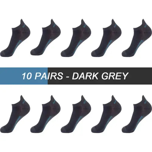 10pairs High Quality Men Ankle Socks Breathable Cotton Sports Socks 56GrassGreen Socks 128.64 EZYSELLA SHOP