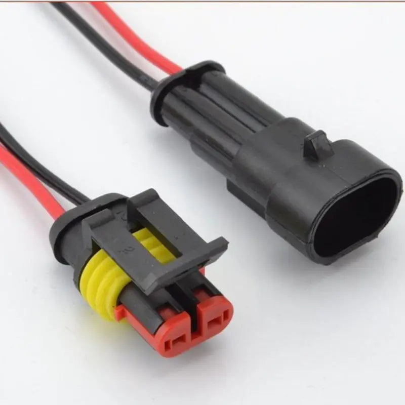 10pcs 2 Pin Way Car Sealed Waterproof Electrical Wire Connector Plug -  Vehicles & Parts > Vehicle Parts & Accessories > Motor Vehicle Parts > Motor Vehicle Power & Electrical Systems 29.99 EZYSELLA SHOP