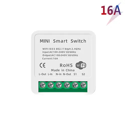 16a Wifi Mini Diy Smart Switch Led Light Smart Life Push Module Bundle1 Tuya 71.99 EZYSELLA SHOP