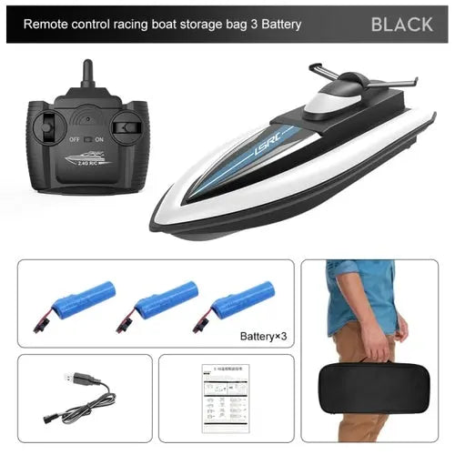 2.4G LSRC B8 RC High Speed Racing Boat Waterproof Rechargeable Model green Toys & Games > Toys > Remote Control Toys > Remote Control Boats & Watercraft 117.17 EZYSELLA SHOP