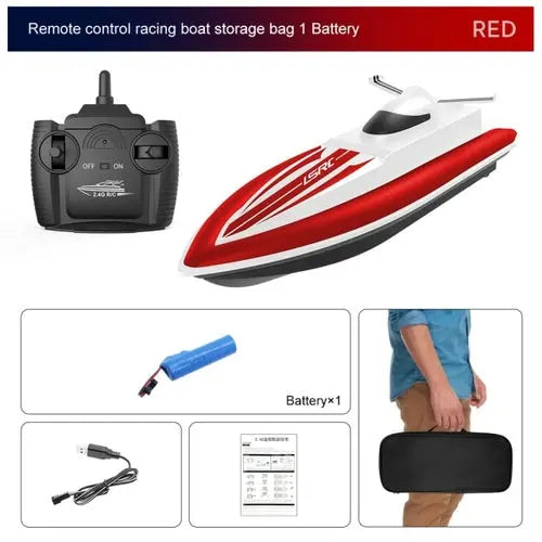 2.4G LSRC B8 RC High Speed Racing Boat Waterproof Rechargeable Model Red Toys & Games > Toys > Remote Control Toys > Remote Control Boats & Watercraft 88.65 EZYSELLA SHOP