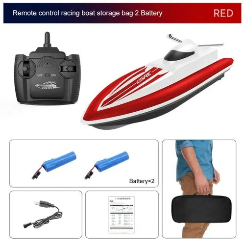 2.4G LSRC B8 RC High Speed Racing Boat Waterproof Rechargeable Model gray Toys & Games > Toys > Remote Control Toys > Remote Control Boats & Watercraft 102.93 EZYSELLA SHOP