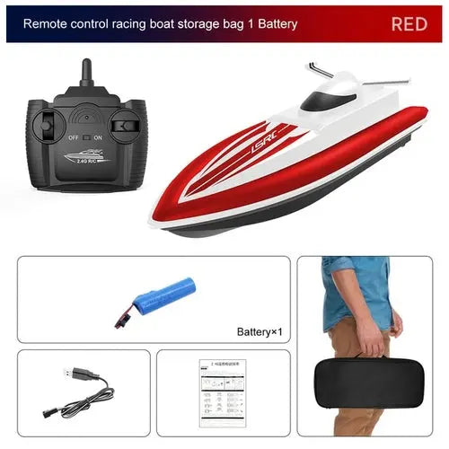 2.4ghz Rc High Speed Boat Lsrc-b8 Waterproof Model Electric Racing Red Toys & Games > Toys > Remote Control Toys > Remote Control Boats & Watercraft 95.99 EZYSELLA SHOP