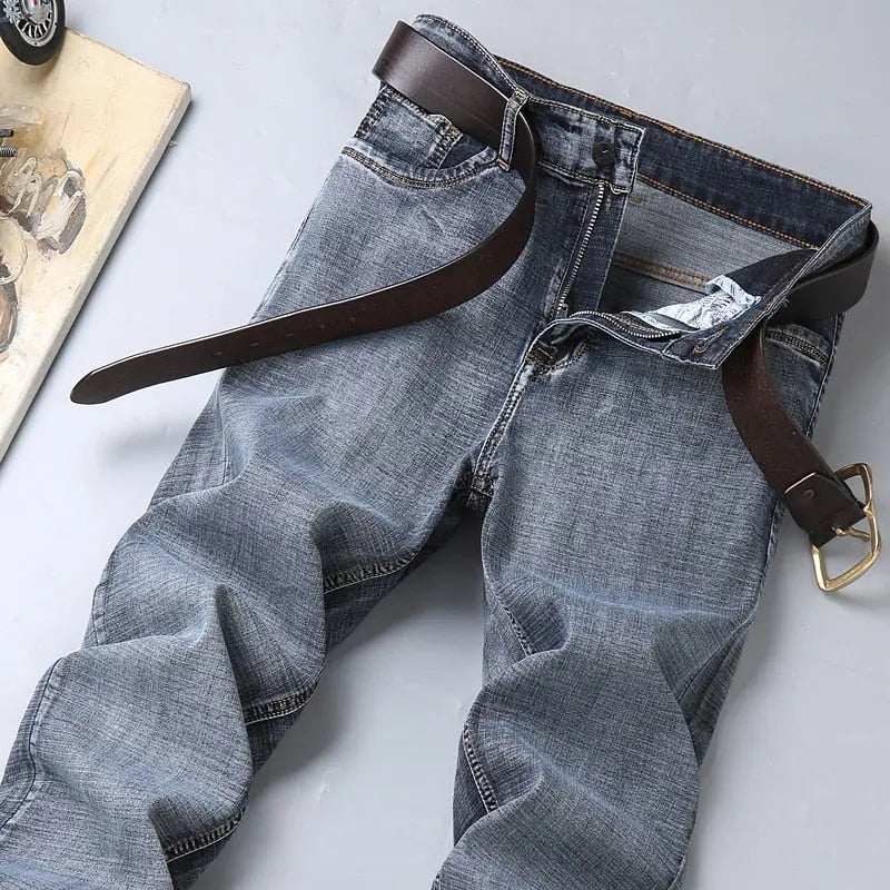 2023 New Men's Jeans Classic Style Business Casual Advanced Stretch  Apparel & Accessories > Clothing > Pants 57.67 EZYSELLA SHOP
