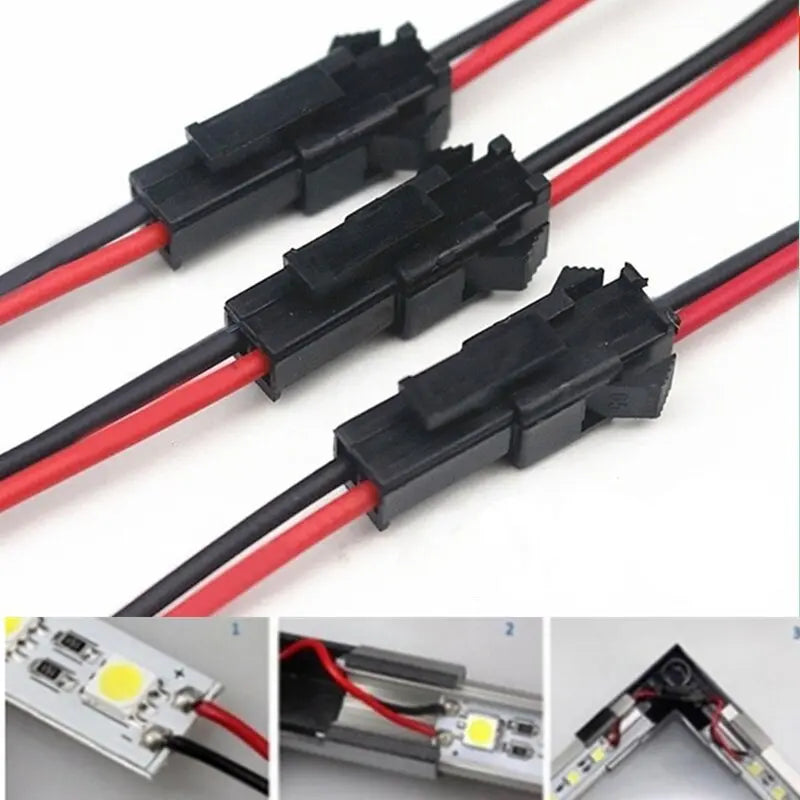 20pcs/set Male To Female Plug Terminal Wire Connector Terminal Line  Hardware > Power & Electrical Supplies > Wire Terminals & Connectors 22.45 EZYSELLA SHOP