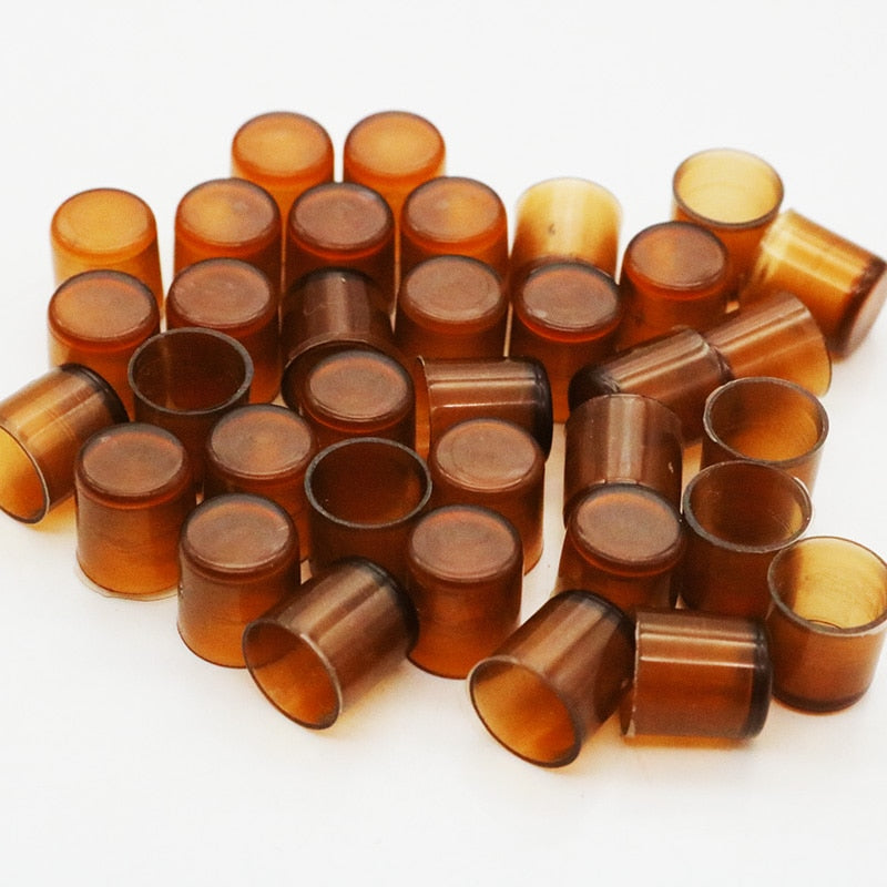 360 PCS Bee Queen Rearing King Cups Brown Color Cells Cages Room Cups Cell Cage Cup Bees Tools Beekeepers Equipment EZYSELLA SHOP