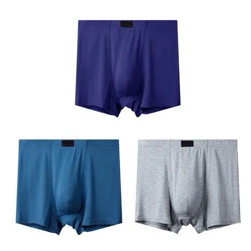 3pcs/Lot Large Size Boxer Men Underwear Cotton Men's Panties XXXLKhaki3PCS Underwear 57.06 EZYSELLA SHOP