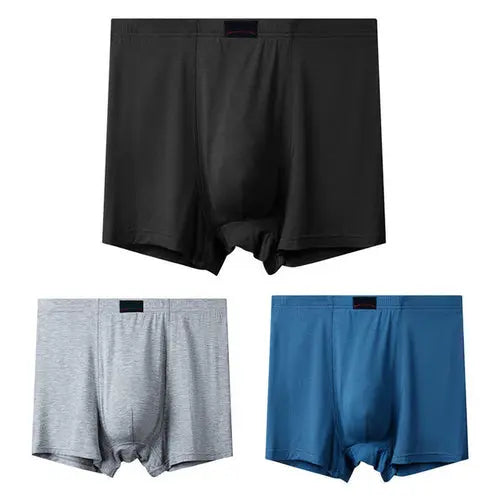 3pcs/Lot Large Size Boxer Men Underwear Cotton Men's Panties XXXLRed3PCS Underwear 57.06 EZYSELLA SHOP