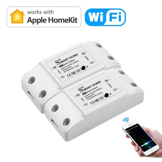 4 /2/1 Pcs A Pack Wifi Switch Relay Smart Home Module Homekit 2.4ghz  HomeKit 54.99 EZYSELLA SHOP