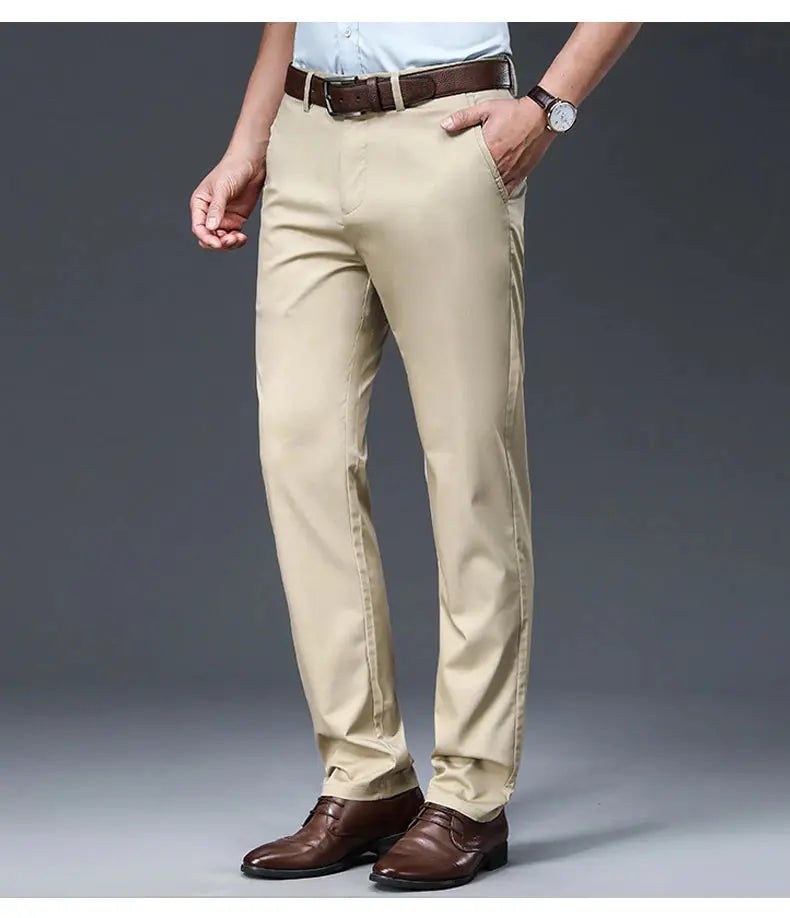 4 color Men Bamboo Fiber Thin Casual Pants Spring and Summer  Apparel & Accessories > Clothing > Pants 65.99 EZYSELLA SHOP