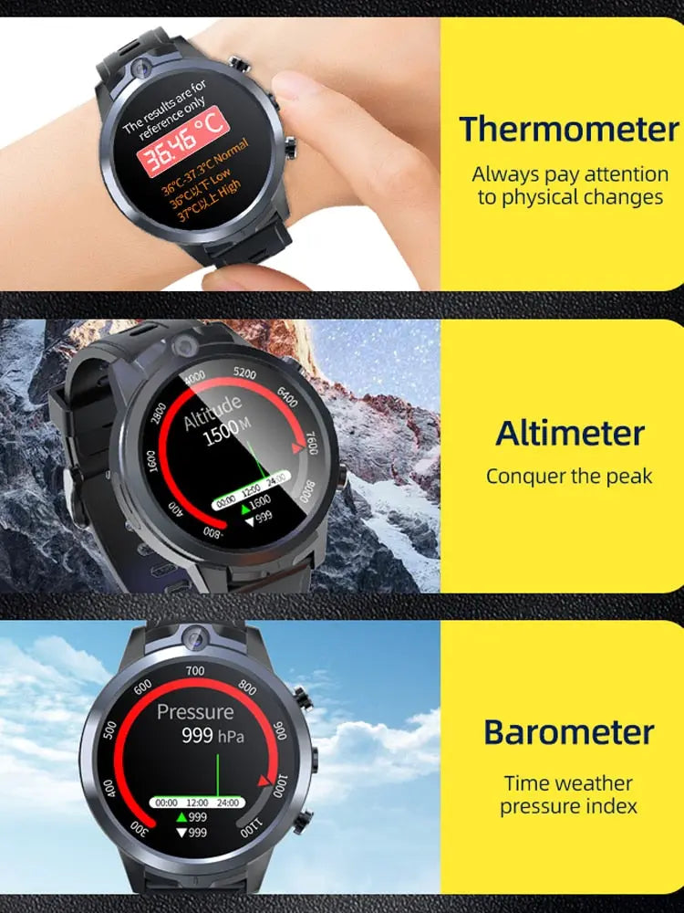 4g Net Smartwatch X600s Altitude Barometric  Apparel & Accessories > Jewelry > Watches 308.13 EZYSELLA SHOP