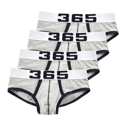 4pcs/lot Mens Underwear Briefs Cotton Men's Bikini Briefs Pouch XXXLBlue4pcs Underwear 131.08 EZYSELLA SHOP