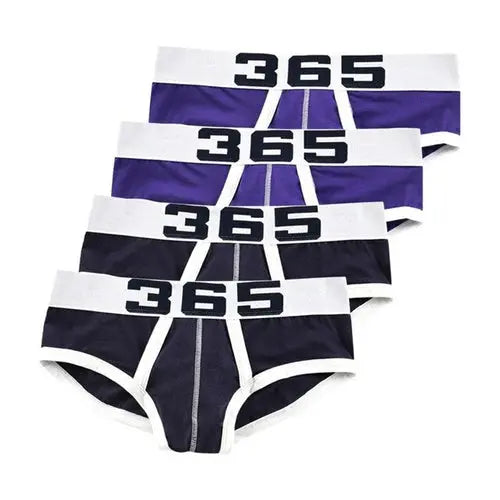 4pcs/lot Mens Underwear Briefs Cotton Men's Bikini Briefs Pouch XXXLWhite4pcs Underwear 131.08 EZYSELLA SHOP
