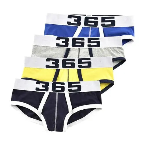 4pcs/lot Mens Underwear Briefs Cotton Men's Bikini Briefs Pouch XXXLAuburn4pcs Underwear 131.08 EZYSELLA SHOP
