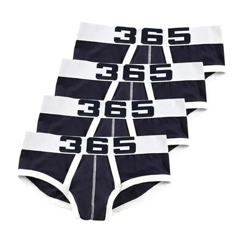 4pcs/lot Mens Underwear Briefs Cotton Men's Bikini Briefs Pouch XXXLBlack4pcs Underwear 131.08 EZYSELLA SHOP