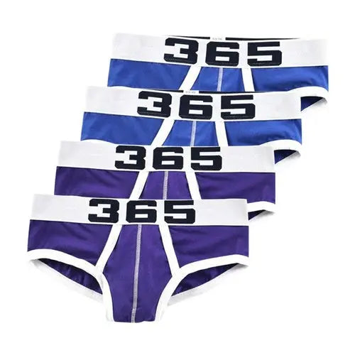 4pcs/lot Mens Underwear Briefs Cotton Men's Bikini Briefs Pouch XXXLRed4pcs Underwear 131.08 EZYSELLA SHOP
