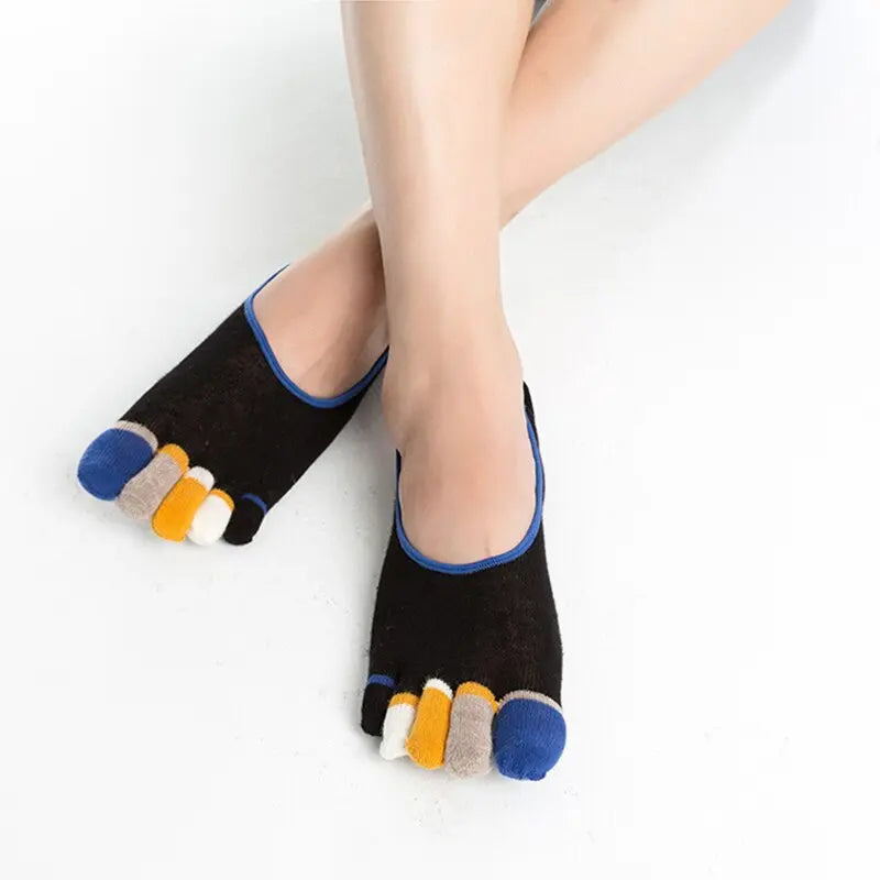 5 Pairs/lot Summer Cotton Men Five Finger Socks Fashion Toe Socks  Socks 64.68 EZYSELLA SHOP