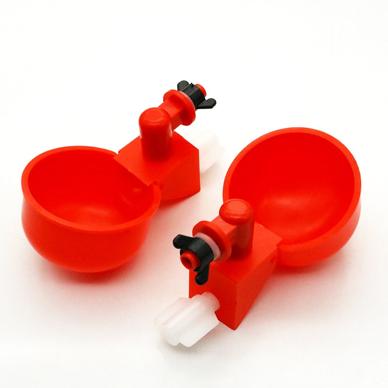 50 Pcs Chicken Drinking Cup Automatic Drinker Chicken Feeder Plastic Poultry Water Drinker Cup Drinking Bowl With Fixing Screw  Business & Industrial > Agriculture > Animal Husbandry > Livestock Feeders & Waterers 148.99 EZYSELLA SHOP