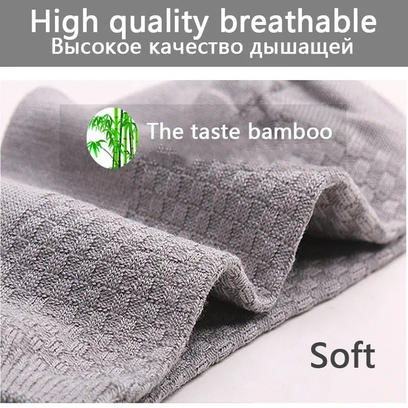 5Pairs/Lot Men's Bamboo Fiber Socks Business Short Breathable Ankle  Socks 58.26 EZYSELLA SHOP