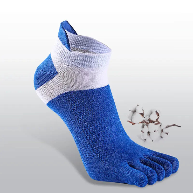 5pairs / Lot Summer Men Socks Cotton Five-finger Male Short Socks High  Socks 64.26 EZYSELLA SHOP