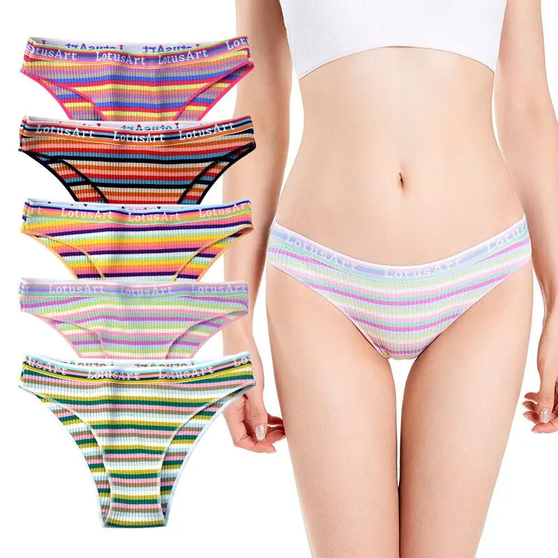 5pcs/lot Ladies Panties Low Waist Female Underwear Threads For Women  Lingerie & Underwear 88.96 EZYSELLA SHOP