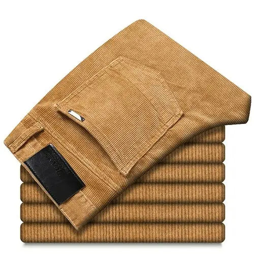 6 Color Men's Thick Corduroy Casual Pants 2023 Winter New Style 40Khaki Apparel & Accessories > Clothing > Pants 53.98 EZYSELLA SHOP