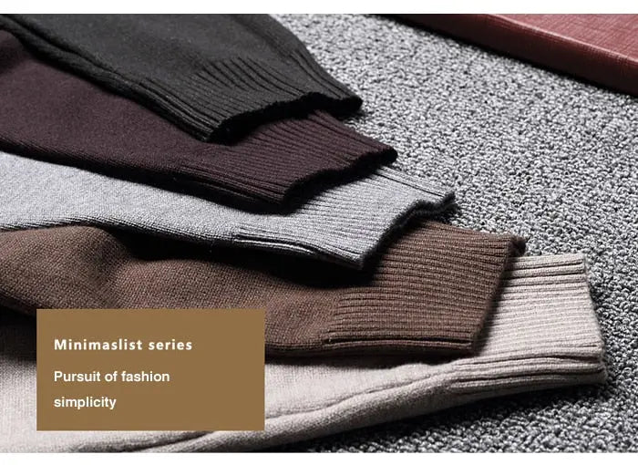 6-color Turtleneck Sweater Male Autumn And Winter New Style Fashion  Apparel & Accessories > Clothing > Shirts & Tops 64.24 EZYSELLA SHOP