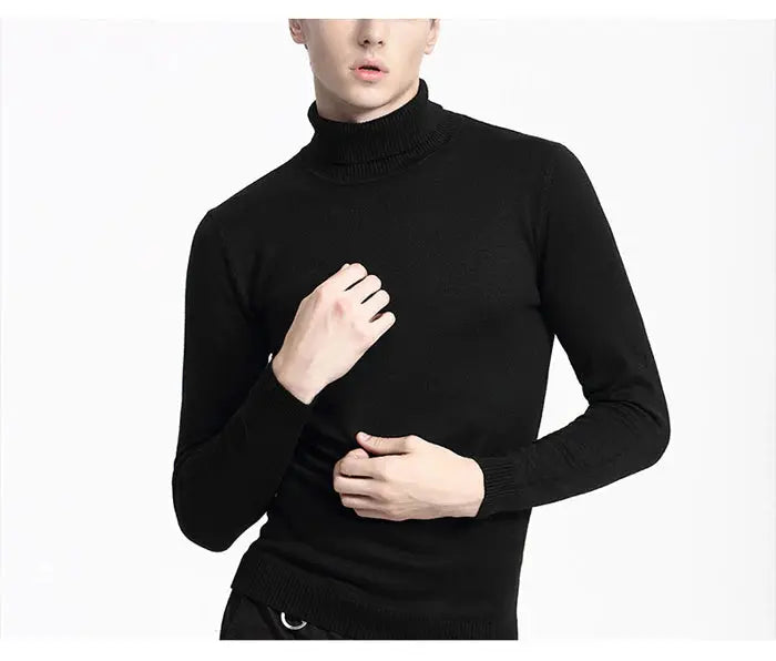 6-color Turtleneck Sweater Male Autumn And Winter New Style Fashion  Apparel & Accessories > Clothing > Shirts & Tops 64.24 EZYSELLA SHOP