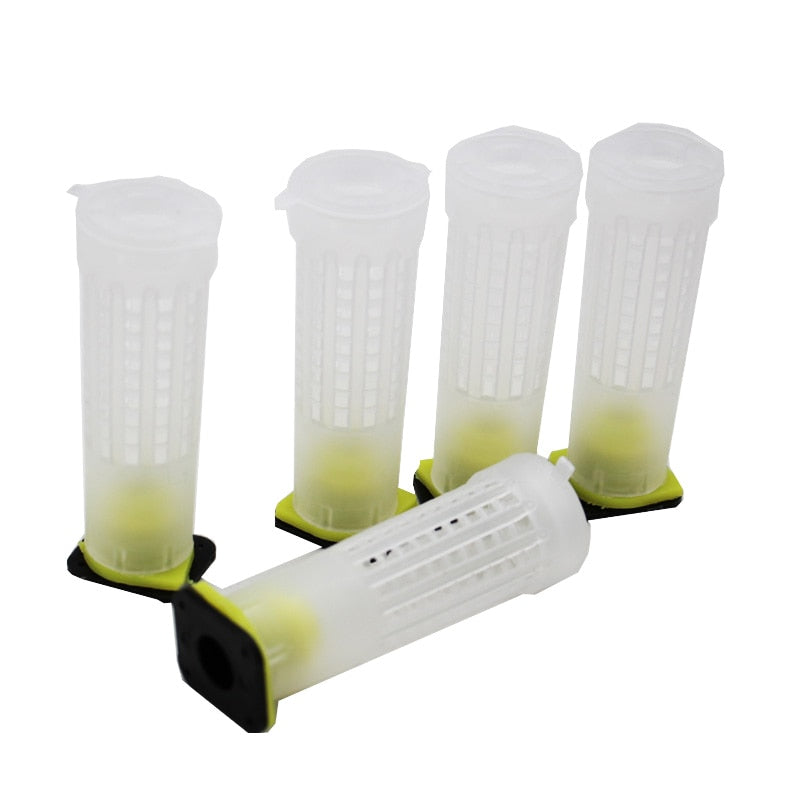 60pcs Professional Beekeeping Queen Cage Rearing Quality Protective Cover Catcher Plastic Bees Box Bees Tool Supplies Wholesale  Business & Industrial > Agriculture 54.99 EZYSELLA SHOP