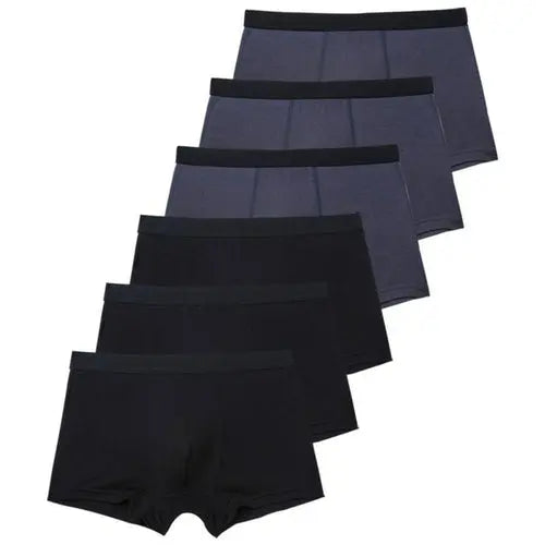 6pcs/Set Black Boxer Men Underpants Bamboo Mens Boxers Man Breathable XXXLbeige Underwear 114.96 EZYSELLA SHOP