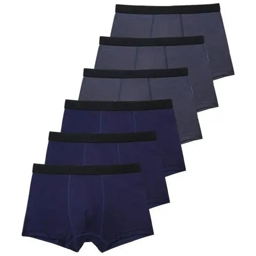 6pcs/Set Black Boxer Men Underpants Bamboo Mens Boxers Man Breathable XXXLAuburn Underwear 114.96 EZYSELLA SHOP