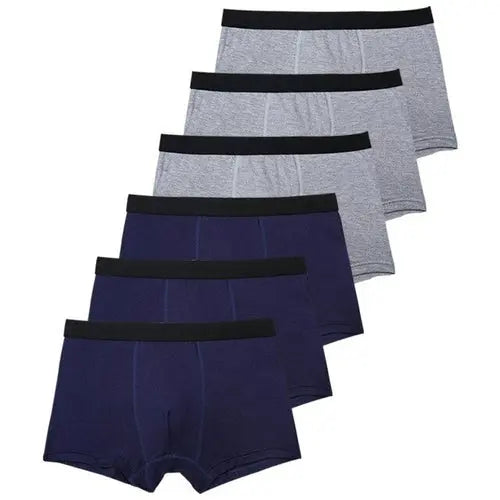 6pcs/Set Black Boxer Men Underpants Bamboo Mens Boxers Man Breathable LSkyblue Underwear 114.96 EZYSELLA SHOP