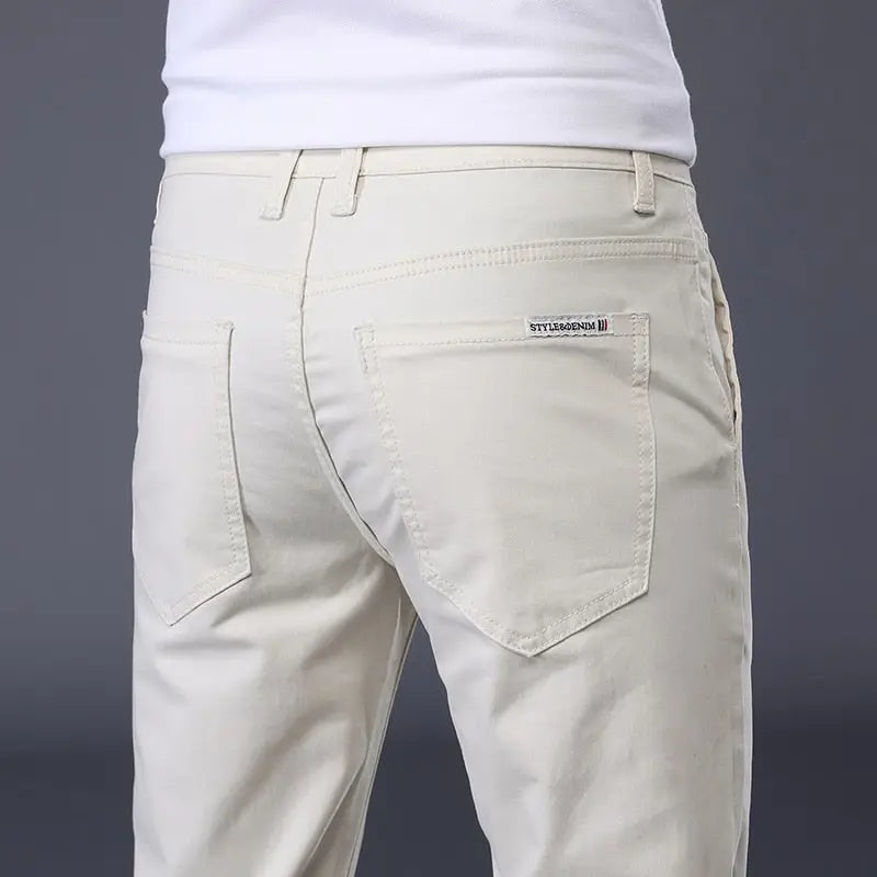 7 Colors Men's Classic Solid Color Casual Pants New Autumn Business  Pants 57.10 EZYSELLA SHOP