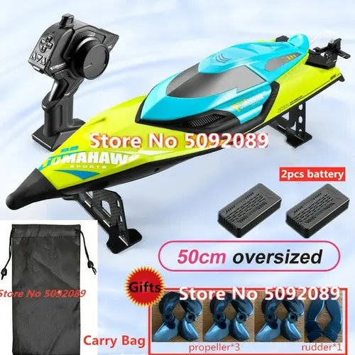 70KM/H High Speed 50CM Big 200M Remote Control Ship Boat Rowing Black Toys & Games > Toys > Remote Control Toys > Remote Control Boats & Watercraft 266.92 EZYSELLA SHOP