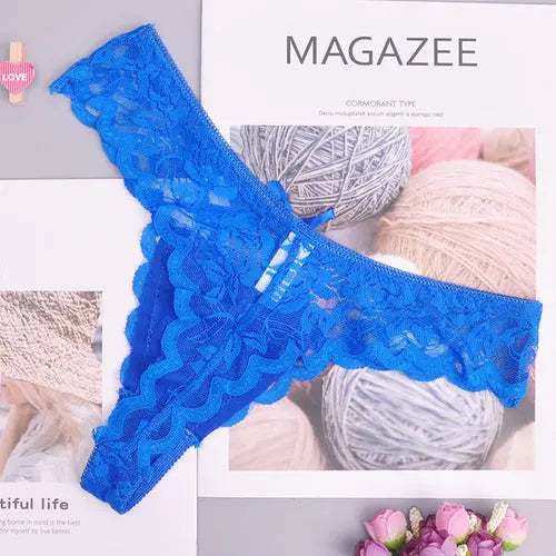 8color Gift Full Beautiful Lace Women's Sexy Lingerie Thongs G-string XSGray Apparel & Accessories > Clothing > Underwear & Socks > Lingerie 16.14 EZYSELLA SHOP