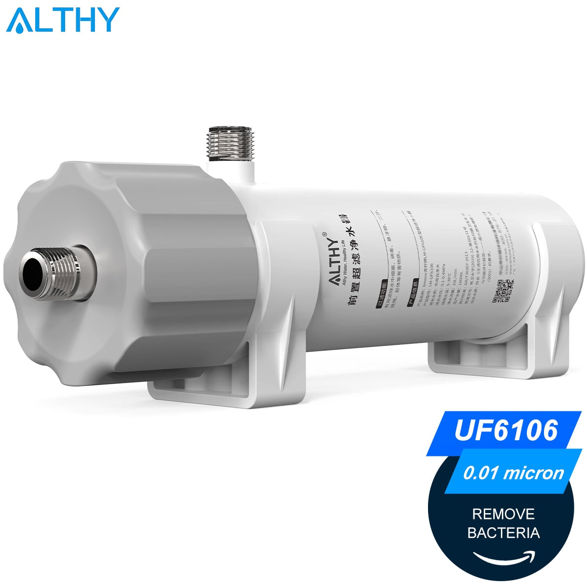 ALTHY 0.01μm PVDF Ultrafiltration Water Filter Purifier System for Bacterial Reduction, Washable UF Membrane,  Drinking Water  Hardware > Plumbing > Water Dispensing & Filtration 209.76 EZYSELLA SHOP