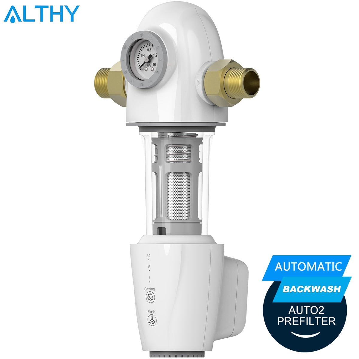 ALTHY PRE-AUTO2 Automatic Flushing Backwash Prefilter Spin Down Sediment Water Filter Central Whole House Purifier System HostandFilterChina Hardware > Plumbing > Water Dispensing & Filtration 338.99 EZYSELLA SHOP