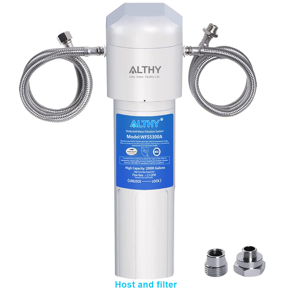 ALTHY Under Sink Drinking Water Filter Purifier -NSF/ANSI Certified Direct Connect Under Counter Drink Water Filtration System HostandFilterChina Hardware > Plumbing > Water Dispensing & Filtration 226.99 EZYSELLA SHOP