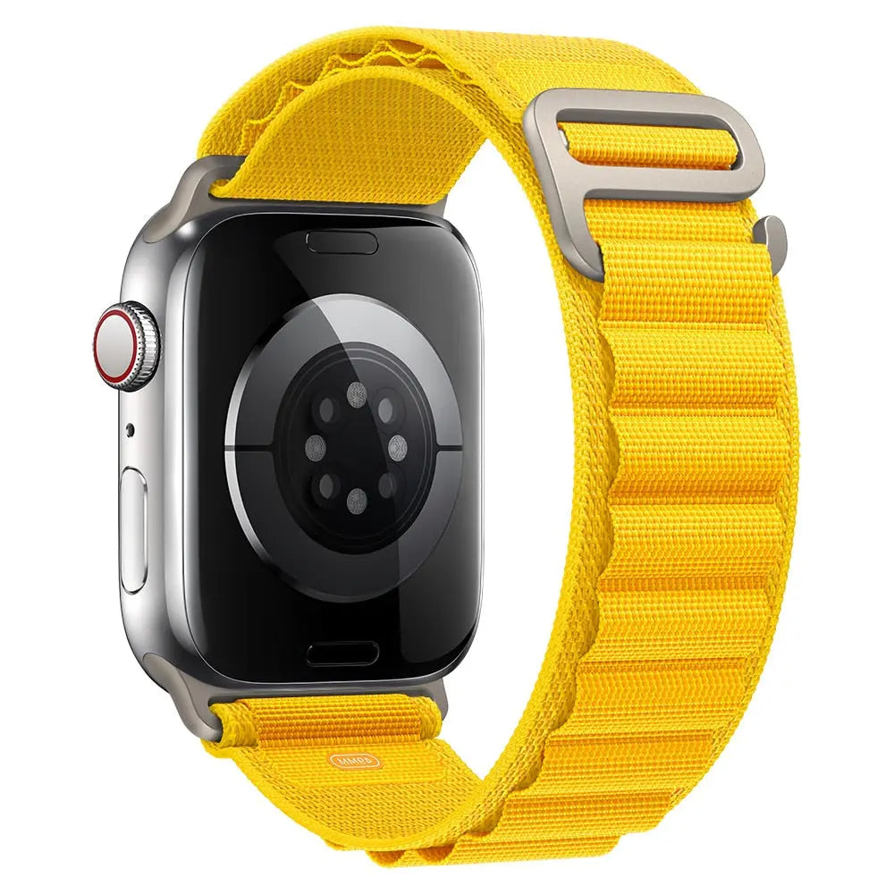 Alpine loop band for Apple watch strap 49mm 44mm 40mm 45mm 41mm 42mm 38mm 40 44 45 mm bracelet iWatch Ultra series 7 6 5 3 se 8 yellow42mm44mm45mm49mmUnitedStates Apparel & Accessories > Jewelry > Watch Accessories > Watch Bands 27.10 EZYSELLA SHOP