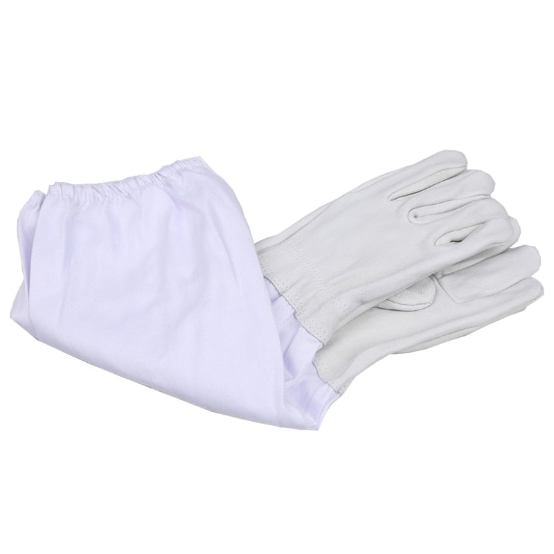 Anti Bee Gloves Beekeeping Protective Goatskin Gloves Long Sleeves Ventilated Professional Apiculture Beekeeper Clothing  Business & Industrial > Agriculture 33.60 EZYSELLA SHOP