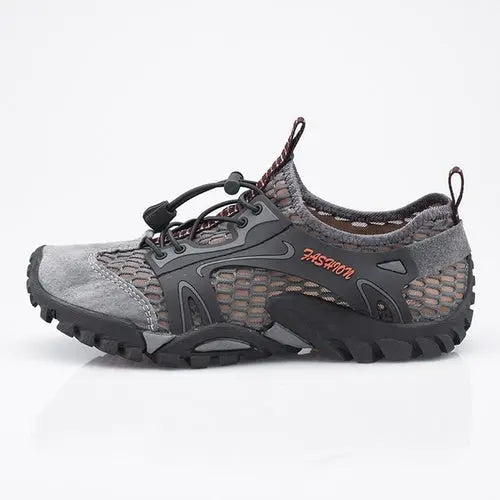 Aqua Shoes Men Slip On Upstream Shoes Quick Dry Wading Sneakers Water Gray9.5 Apparel & Accessories > Shoes 47.79 EZYSELLA SHOP